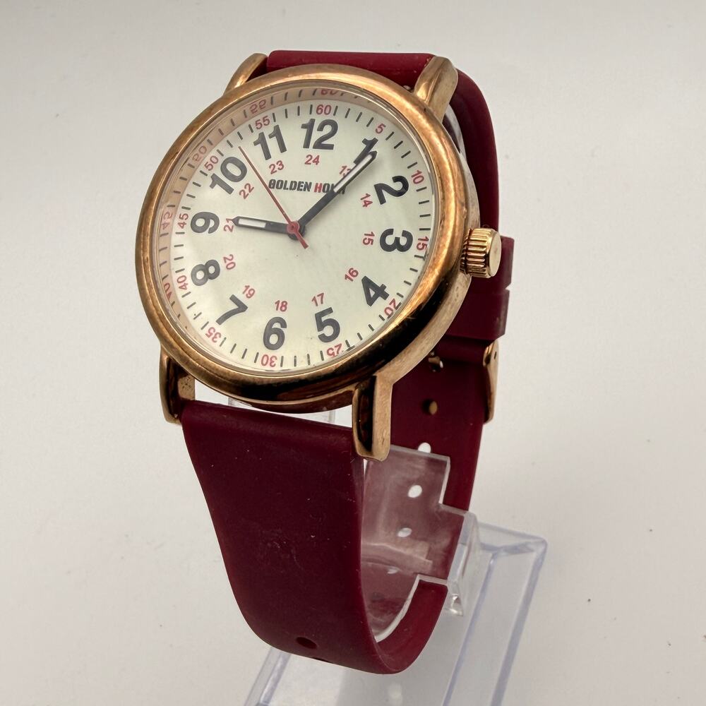 GOLDEN HOUR Waterproof Nurse Watch - Medical Professionals Essential New Battery